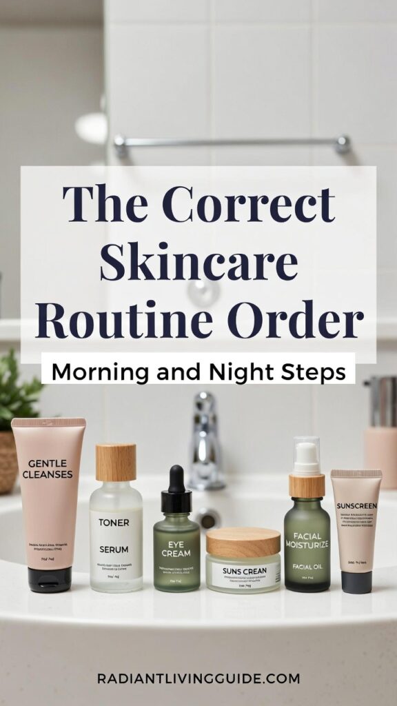 skincare routine order
